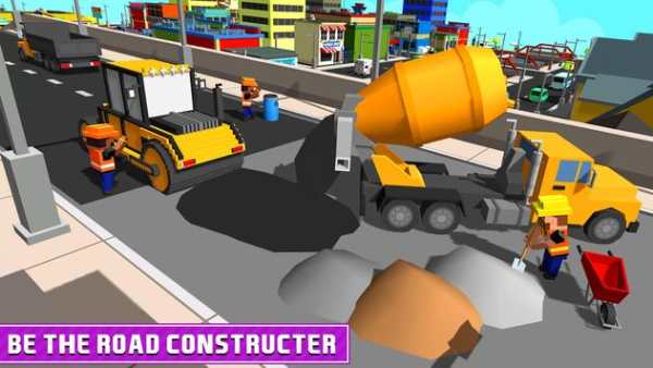 Blocky Highway Road Building screenshot 13