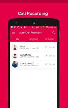 Auto Call Recorder 2018 screenshot 3