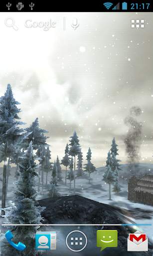 Winter Forest Live Wallpaper screenshot 3