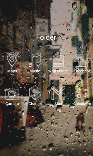 Drops GO Launcher Theme screenshot 4