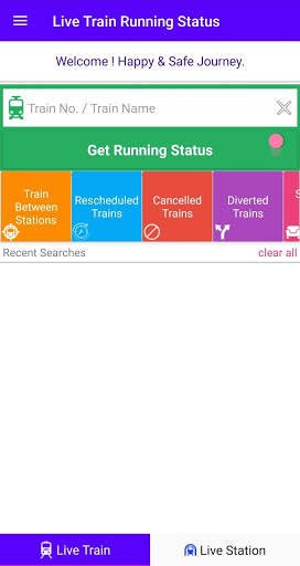 Live Train Running Status screenshot 1