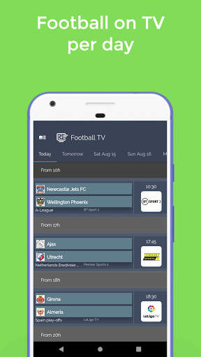 Football TV - Football TV Prog screenshot 2