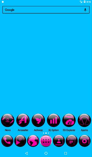Pink Glass Orb Icon Pack скриншот 9