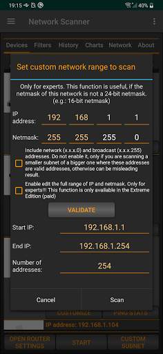 Network Scanner - IP scanner - Who uses my WiFi screenshot 2