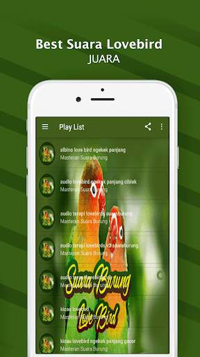 Suara Burung LoveBird MP3 screenshot 3