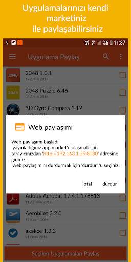 Uygulama Paylaş screenshot 6