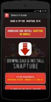Guide For Snaptube screenshot 1