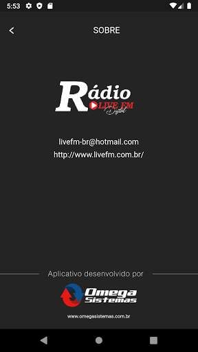 Rádio Live FM screenshot 5