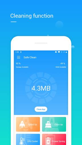 Safe Clean&Speed up Cleaner Power saving Cleaner screenshot 2