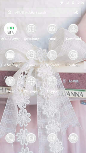 Fine-APUS Launcher theme screenshot 2