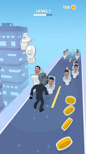 Toilet Dash 3D скриншот 3