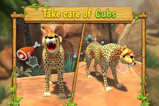 Cheetah Family Animal Sim screenshot 4