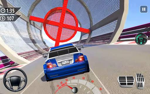Extreme 3D Car Stunts : GT Racing Crazy Tracks screenshot 1