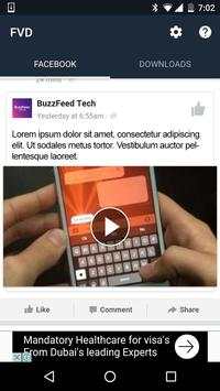 Video Download for Facebook screenshot 1