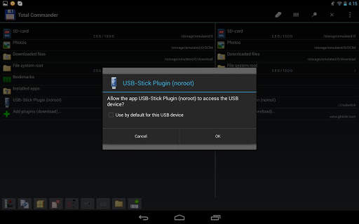 USB Stick Plugin-TC (TEST) screenshot 1