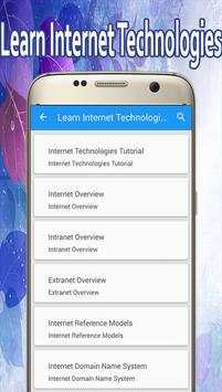 Learn Internet Technologies स्क्रीनशॉट 1