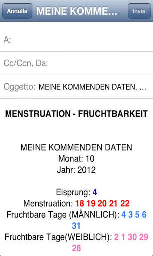 Menstruation Fruchtbarkeit  Lt screenshot 5