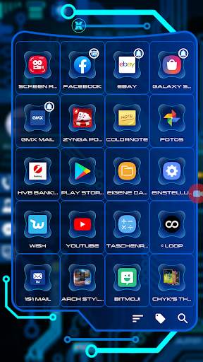 Technologie Total Launcher Theme screenshot 5