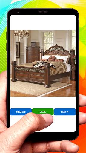 Wooden Designer Bed скриншот 3