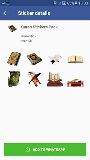 Quran Stickers for WhatsApp - WAStickerApps Pack screenshot 5