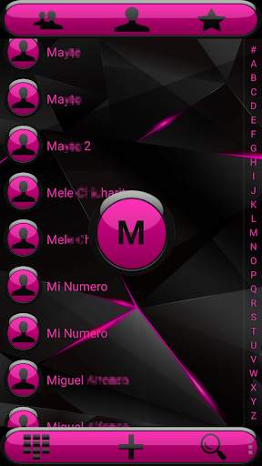 THEME FUTURA PINK EXDIALER screenshot 3