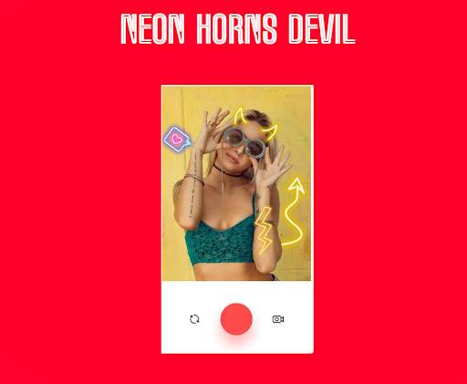 Neon Horns Devil Crown - Photo Editor screenshot 4