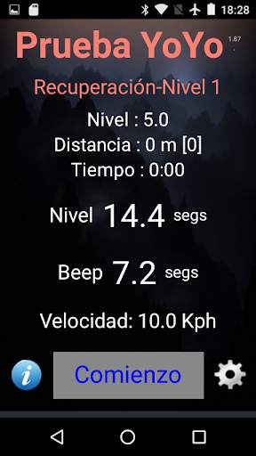 Yo-Yo Test Intermitente screenshot 1