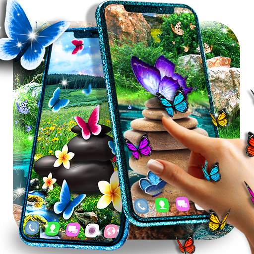 Butterfly stones hd live wallpaper 18.6