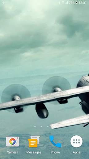 Aircraft 3D Live Wallpaper 4 تصوير الشاشة