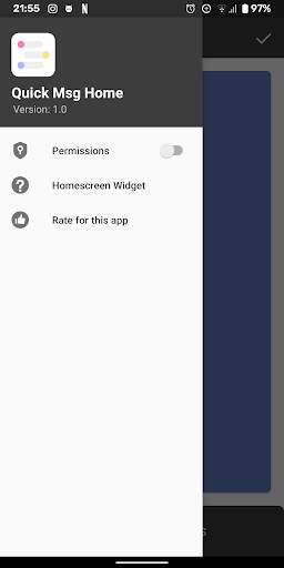 Quick Message Home -SMS/Email/Messenger Widget screenshot 4