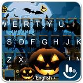 Live Blue Halloween Keyboard Theme 6.6.1.2019