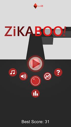 ZiKaBoo! - 3D Countdown Runner screenshot 1