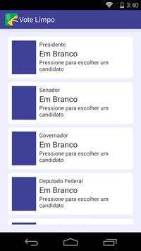 Vote Limpo screenshot 2