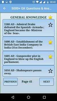5000  GK Questions & Answers screenshot 4