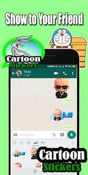 Cartoon Stickers For WA screenshot 1