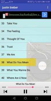 Justin Bieber Songs 2 تصوير الشاشة