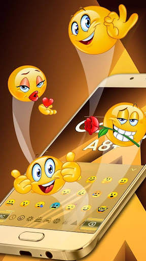 Keyboard for Galaxy A8 plus Gold screenshot 3
