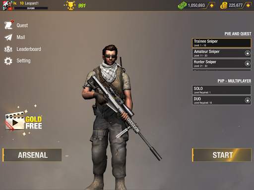 Sniper Warrior: Online PvP Sniper - LIVE COMBAT screenshot 11