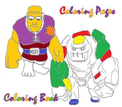 Coloring Games for Clash Clans screenshot 1