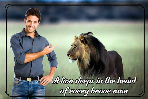 Lion Cut Paste Photo Editor screenshot 4