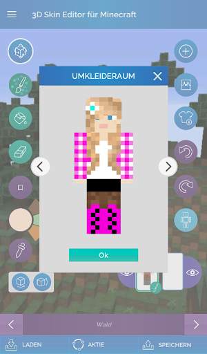 QB9 3D Skin Editor für Minecraft screenshot 10