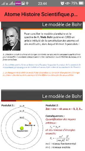 chimie: histoire de l’atome screenshot 3
