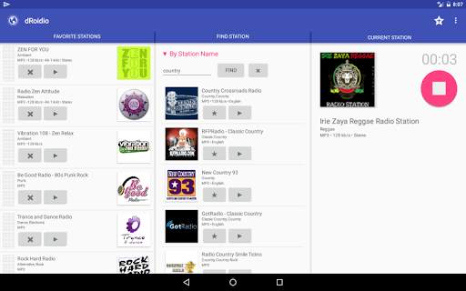 dRoidio Internet Radio Online скриншот 6