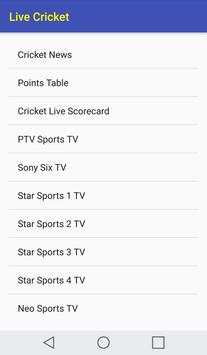 Live Cricket Streaming TV screenshot 2