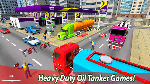 Oil Truck Transport Driver Simulator - Truck Games screenshot 4