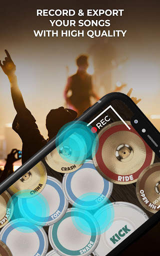 Real Drum Simulator: Classic Drum Kit - Beat Maker screenshot 11