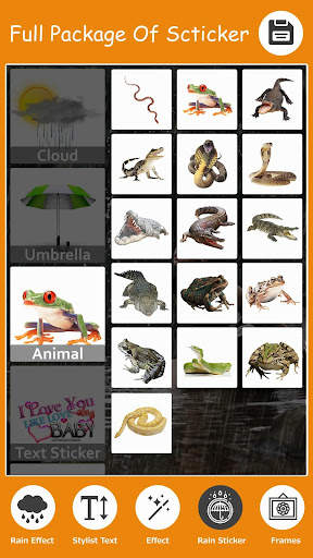 Rain Effect Photo Frame Editor screenshot 4