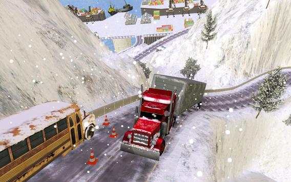 Off-road Snow Truck Driving screenshot 1