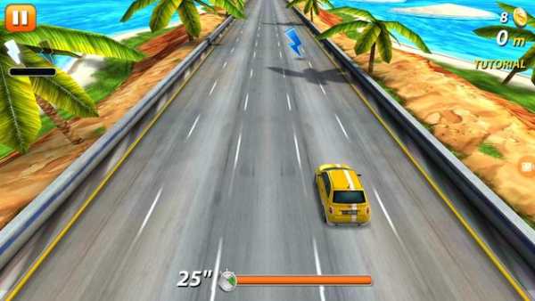 Burn Road Car Racing screenshot 1