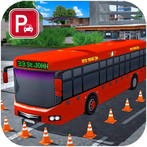 City Bus Driving Games : American Bus Parking Game 3.5